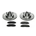 thumbnail image 3 of PowerStop Front Z23 Evolution Sport Carbon-Fiber Ceramic Brake Pad and Drilled & Slotted Rotor Kit Fits: FORD Select Models K1863, 3 of 10