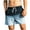 Dark Blue, variant on TKYCMSUAKI Mens Swimsuit Trunks 7" Quick-Dry Swim Shorts with Mesh Liner and Pockets Fashion Gradient Print Drawstring Swimming Trunks Bathing Suits
