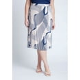 thumbnail image 2 of ELOQUII Women's Plus Size Pleated Midi Skirt, 2 of 4
