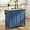 Blue, variant on AEGFKD 26" Kitchen Island on Wheels with Storage Cabinet Kitchen Cart Cabinet with Shelves, Cart Handle for Towel Rack or Free Mobility, Portable Islands,Blue