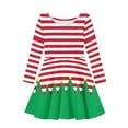 thumbnail image 4 of DISNIMO Christmas Dress Girl Christmas Tree Dress Girls Red Striped Dress Kids Dress Kid Girl 11 to 12 Long Sleeve Beach Dress Girls Midi Winter Dresses Kids Twirl Dress Girls Swing Dresses Soft, 4 of 6