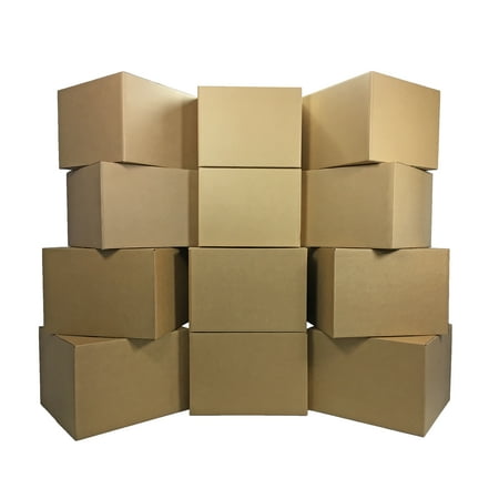 Uboxes Large Moving Boxes, 20x20x15in, 12 Pack, Cardboard (Best Place To Get Large Cardboard Boxes)