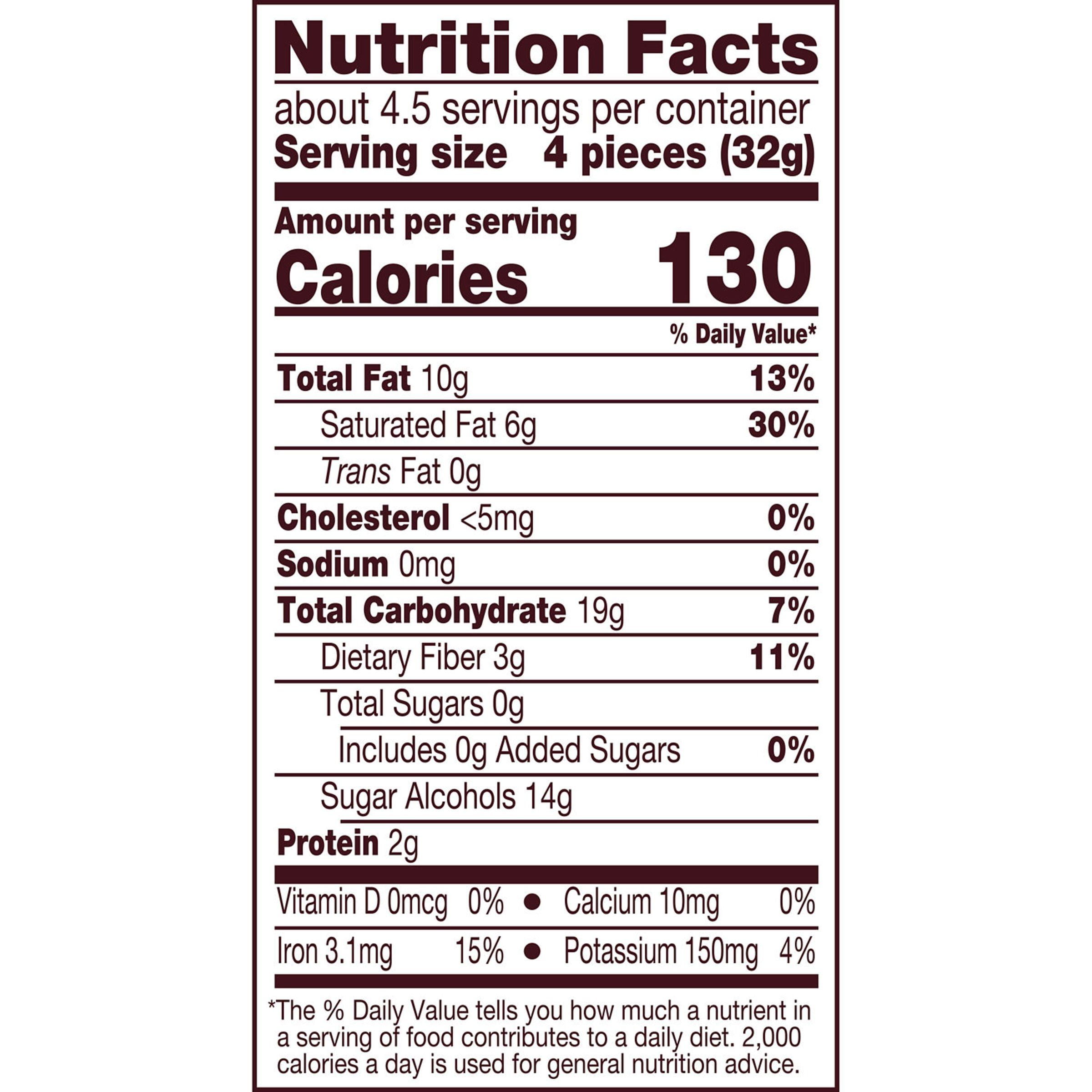 Hershey's Special Dark Zero Sugar Chocolate Candy - 5.1 oz (Pack of 2)