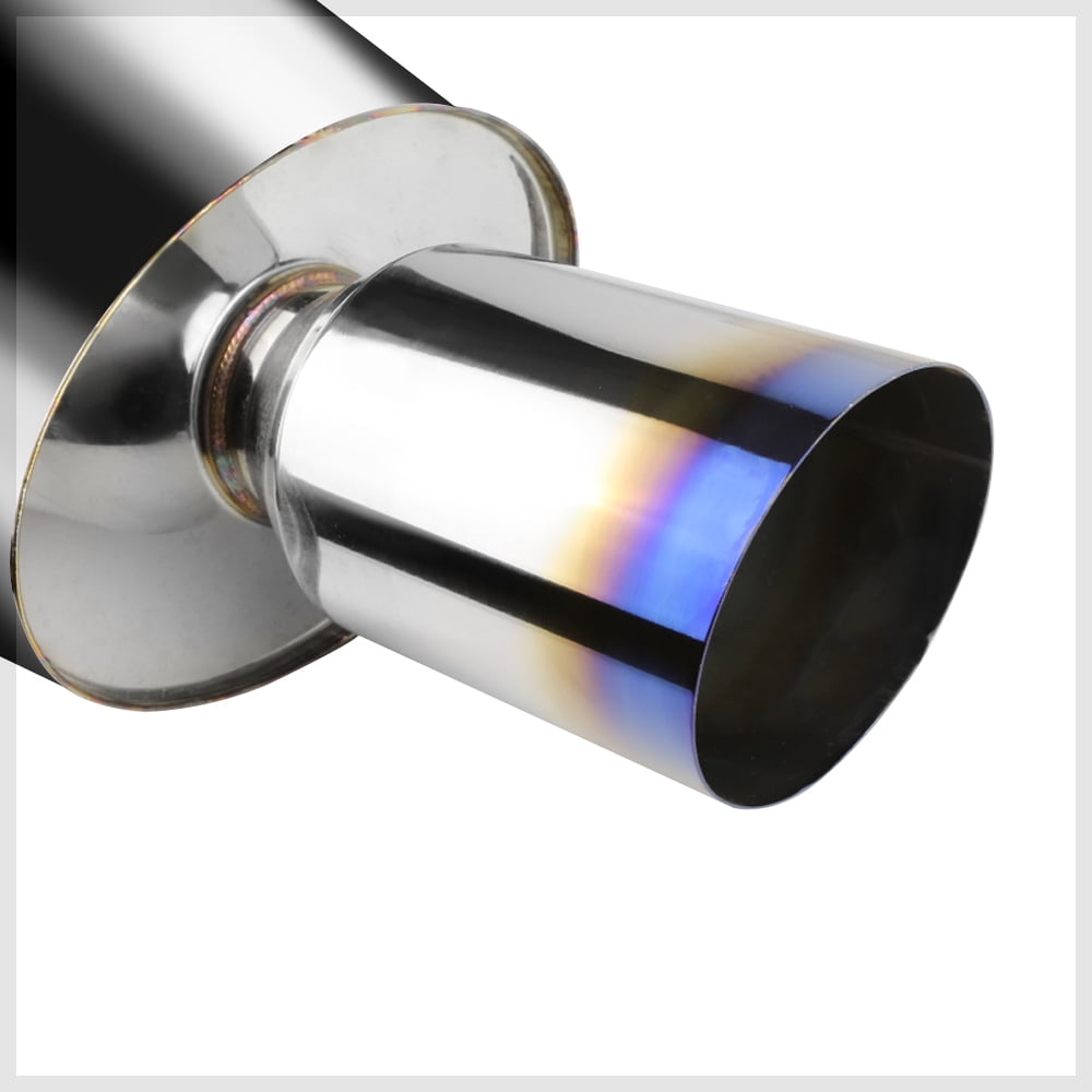 DNA Motoring For 00-04 Toyota Celica GT GTS T230 Cat-Back Exhaust Titanium Style Tip Muffler
