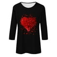 thumbnail image 2 of SHE IS My Items Fall Shirts for Women Plus Size 2x Womens Tops 2025 Fall Blouses for Women Business Casual Cotton Basic Tees for Women Pack, 2 of 3