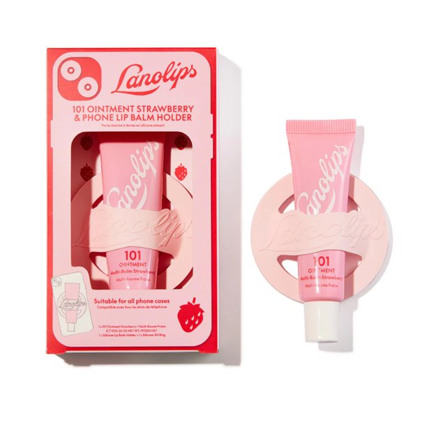 Bálsamo labial Lanolips 101 Ointment Fresa Lip Hydration 10 ml