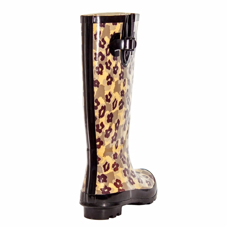 Walmart leopard boots 2025