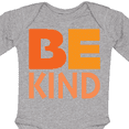 thumbnail image 4 of Inktastic Be Kind Logo In Orange Boys or Girls Long Sleeve Baby Bodysuit, 4 of 5