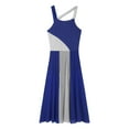 thumbnail image 3 of Alvivi Kids Girls Lyrical Modern Dance Dress Ballet Leotard Skirts Dancewear 6-16 Blue 12, 3 of 5
