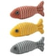 thumbnail image 2 of Juguete de pez artificial de peluche Entrenamiento interactivo Juguete de hierba gatera Suministros para gatos Amarillo Hugtrwg  Para estrenar, 2 of 8