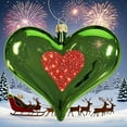 thumbnail image 4 of Ongmies Christmas Heart Ornaments, Christmas Decorations – Green Heart & Red Love Pendant for Warm Holiday Spirit, Christmas Tree Decoration, 4 of 9