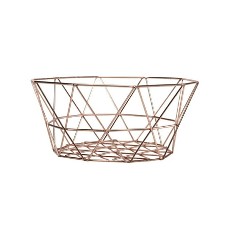 Copper Geo Egg Basket