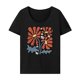 thumbnail image 1 of Camiseta básica de ajuste regular con cuello redondo para mujer para viajar en la playa S, 1 of 7