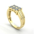 thumbnail image 2 of Genuine 0.5ct Round Cut Diamond Mens Cluster Classic Anniversary Engagement Ring Solid 10K Rose, White or Yellow Gold GH I1-I2, 2 of 3
