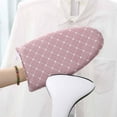 thumbnail image 4 of NUZYZ 1Pc Garment Steamer Ironing Glove Mitt with Hanging Loop Thickened Anti Steam Heat Resistant Mini Handheld Clothes Steaming Ironing Pad Board Hand Protector, 4 of 8