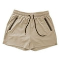 thumbnail image 1 of Pantalones cortos deportivos para hombre: pantalones finos de verano de secado rápido con cordón, adecuados para el gimnasio, el fitness y actividades al aire libre, 1 of 6