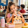 thumbnail image 2 of Yhmxh Cute Cartoon Insulated Lunch Bag, Reusable Thermal Lunch Tote Box with Zipper, Portable Food Storage Lunch Handbag, Leakproof Oxford Fabric Cooler Lunch Container for Picnic Travel, 2 of 6