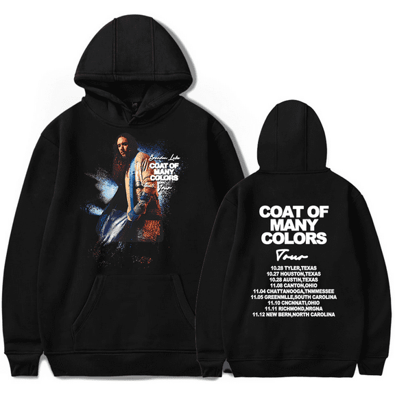 Brandon Lake Coat of Many Colors Tour Hoodie Unisex Hooded Sweatshirt Long Sleeve Tracksuit Pullover Coat