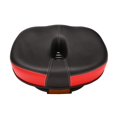 thumbnail image 2 of Asiento de bicicleta asiento transpirable sin nariz suave ancho para bicicleta de carretera MTB Afortunado Sencillez, 2 of 5