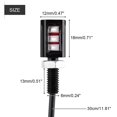 thumbnail image 4 of HAHDAXIA License Plate Light, 2x 12V Universal Car Car Motorcycle LED License Number Plate Screw Bolt Light Lamp Waterproof (Blue LED), 4 of 7