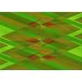 thumbnail image 1 of Ahgly Company Indoor Rectangle Patterned Pea Green Area Rugs, 5' x 8', 1 of 6