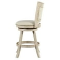 thumbnail image 4 of Boraam Melrose 24-Inch Counter Height High Back Swivel Wood Counter Stool, Ivory Wire-Brush Finish, 4 of 5