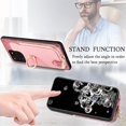 thumbnail image 4 of Nalacover Case for Samsung Galaxy S20 Ultra Wallet Case with Card Holder & Zipper Pocket, 360° Rotation Ring Kickstand Premium PU Leather Cover, Shockproof Magnetic Button Flip Stand Phone Case,Pink, 4 of 9