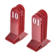 thumbnail image 7 of Aspire 10PCS Acrylic Table Numbers, Tent Style Numbers Sign, Double Sided Table Number Card for Restaurant-Red-Number 51to60, 7 of 7