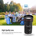 thumbnail image 4 of Security Camera Lens, F1.8 Aperture Manual  Lens Black 3MP HD C Mount  For Surveillance Security Camera For CCTV Camera, 4 of 8
