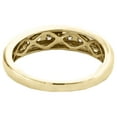thumbnail image 4 of New Mens 10K Yellow Gold Round Cut Diamond Ring Engagement Wedding Band 1/2 ct., 4 of 5