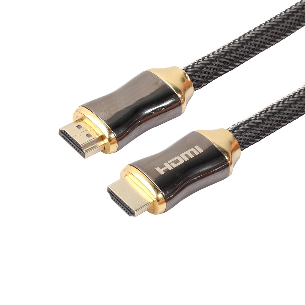 Ethernet HDTV 2160p 4K@120Hz 3D US Braided Ultra HD HDMI Cable v2.0 High Speed 