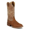 thumbnail image 2 of Justin Boots Mens May Day 13 Inch Embroidered Square Toe Pull On Cowboy  Mi, 2 of 5