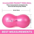 thumbnail image 6 of InnotechSC Peanut Ball - Anti Burst Exercise Ball for Labor Birthing, Physical Therapy for Kids, Core Strength, Flexible Seating, Home & Gym Fintness, sensory chair Wiggle Seat (Include Pump), 6 of 11