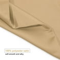 thumbnail image 6 of PiccoCasa Soft Silky Satin Pillowcases Zipper Set of 2, Gold King(21"x37"), 6 of 6
