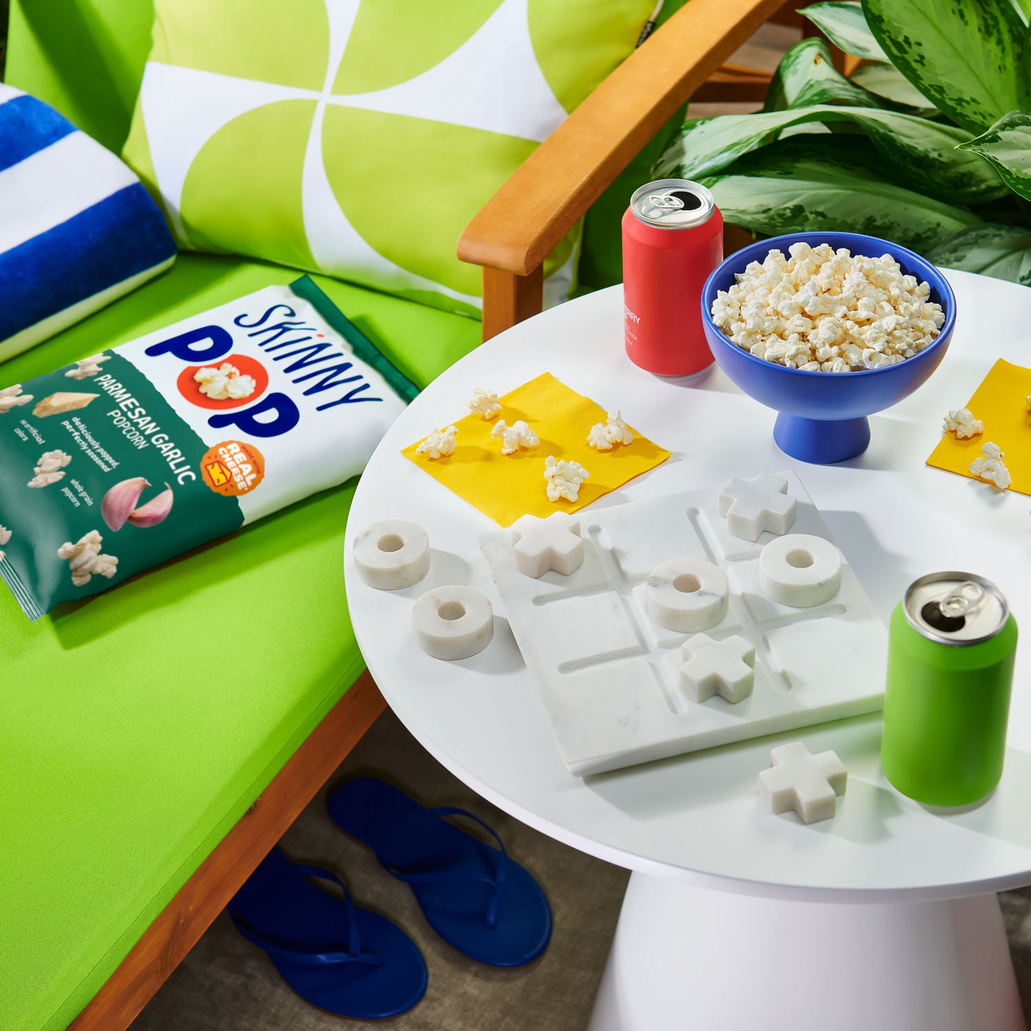 SKINNYPOP Parmesan Garlic Flavored Gluten Free Popcorn, 4.4 oz Bag