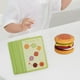 thumbnail image 5 of Juguete de madera para apilar alimentos, juego de comida para preescolar, juego de simulación y aprendizaje para niños. Hamburguesa, 5 of 9