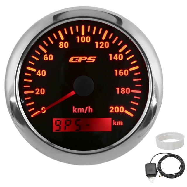 Medidor de velocidad GPS, velocímetro GPS de 3,3 pulgadas Velocímetro GPS de 0 a 200 KM/H Velocímetro KH Rendimiento confiable