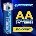thumbnail image 2 of Batería Powermax doble AA, 100 unidades, alcalinas, 1,5 V, 10 años, 2 of 6