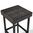 thumbnail image 4 of Home Square 2 Piece 29" Height Wicker Patio Bar Stool Set in Gray, 4 of 4