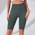 thumbnail image 4 of FUZHIQ High Waisted Workout Biker Shorts for Women Tummy Control Yoga Running Shorts Gym Athletic Shorts, 4 of 5