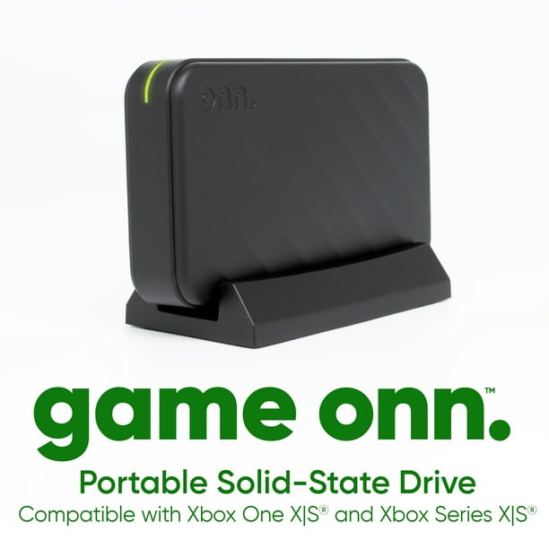 onn. Gaming Portable SSD 1TB for Xbox One and Xbox Series X