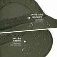 thumbnail image 6 of KEYAHAPPY Sun Hats for Women with Neck Flap UPF 50+ UV Protective Hiking Fishing Hats Wide Brim Sun Hat for Women & Men, Army Green, 6 of 7