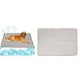 thumbnail image 4 of 3x Estera De Enfriamiento Suave Para Mascotas, Almohadilla Fresca Para Perros, Forro De Algodón, Cama, Cojín Para Gatos, Gris, 4 of 8