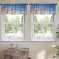 thumbnail image 2 of LALILO Kitchen Curtain Valance Happy Halloween Wine Cocktail Rod Pocket Window Curtain 52"x 18" Set of 2, 2 of 7