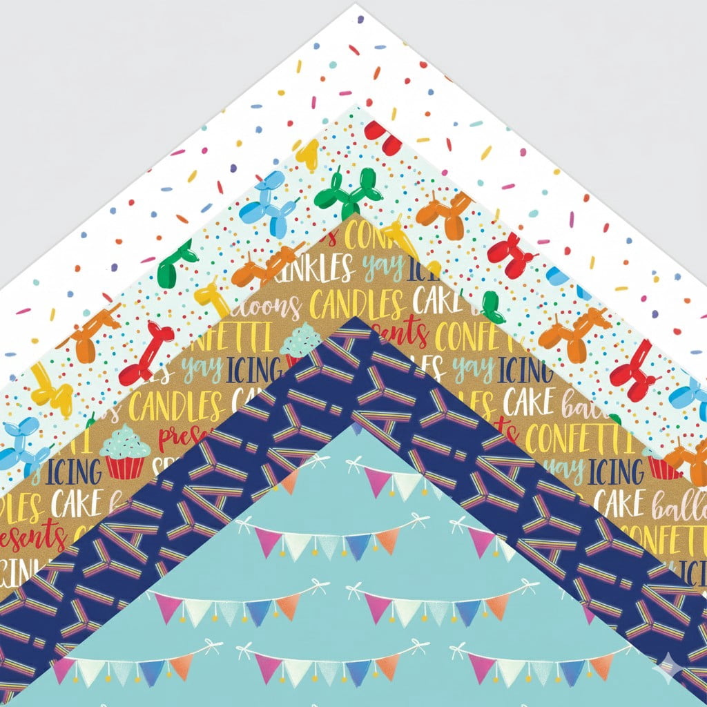 Roobee by Mara Mi Celebrations Paper Pad 12" x 12" - 24 lb/ 100 GSM, 50 sheets