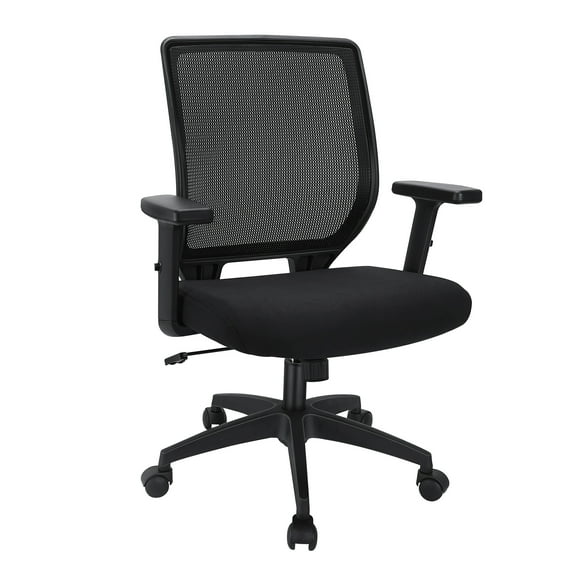 Ergonomic Office Chair - High Back Desk Chair with Adjustable Lumbar Support, Headrest & 3D Armrest - 135°Rocking Mesh Computer Chair (Black)