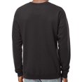 thumbnail image 4 of Hanes Unisex Perfect Crewneck Sweatshirt, Soft Pullover Fleece, Black, S, 4 of 7