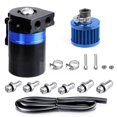 thumbnail image 1 of 250ml Oil Reservoir Fuel Catch Tank With Air Filter Oil Catch Can Kit Car Universal Baffled Aluminum Red Black Blue, 1 of 1