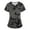 A1-Dark Gray, variant on Maternity Scrub Tops Women Tie Dye V Neck Petite Graphic Scrubs Short Sleeve Jogger Plus Size Scrub Shirt Nurse Uniform with Pockets Workwear Scrub Tops Purple 5XL