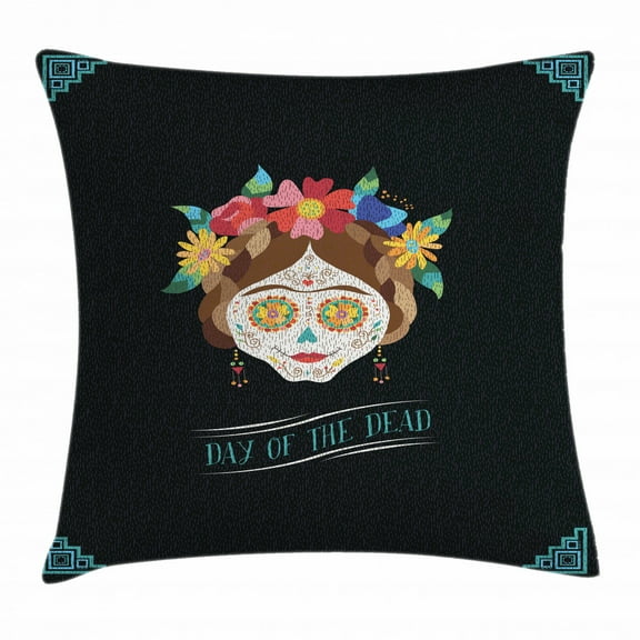 Ambesonne 16" x 16" Multi-color Polyester Decorative Pillow Cover